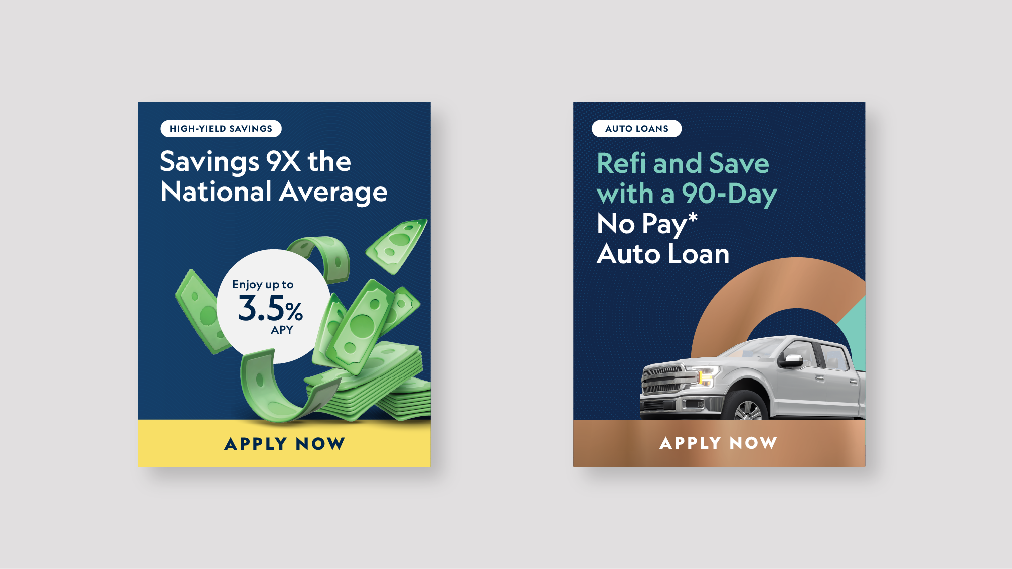 Fortera Credit Union ads high yeild savings auto loans.